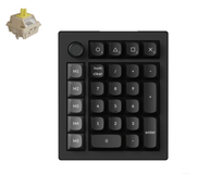 Keychron V0 Ultra 8K Polling Rate Draadloos (2,4 GHz & Bluetooth) | ZMK Custom Number Pad met Hot-swappable Banana Switches, 360-Hr batterij, OSA PBT Keycaps RGB voor Mac Windows Linux - Zwart