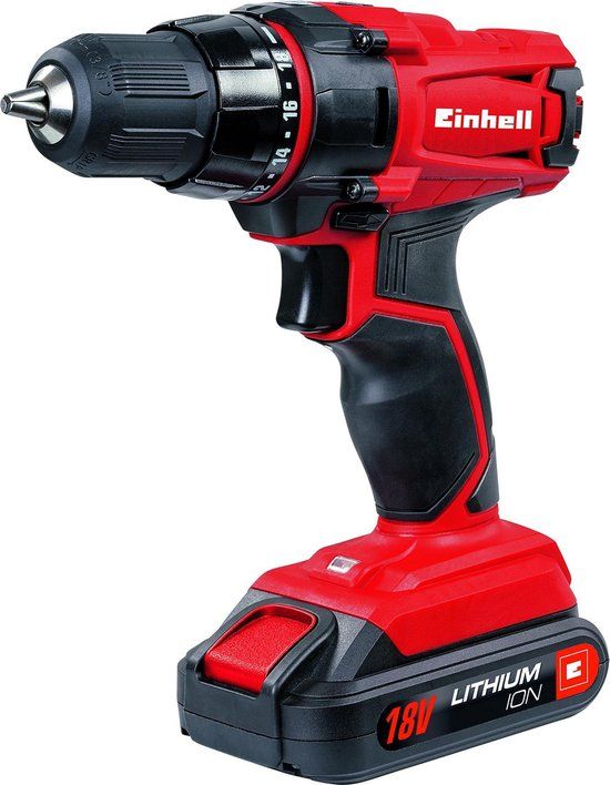 Einhell TC-CD 18-2 Li Accu Boor-/Schroefmachine - 18V - 2x 1.5Ah - Incl. Koffer