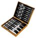 Ensemble de couverts en acier inoxydable avec cuillère et fourchette (16 pièces)