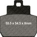 EBC SFAC425 Scooter Carbon-Bremsbeläge