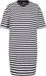 Urban Classics Oversized Striped Tee Jurk Korte mouw Wit/Zwart S