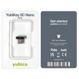 Yubico YubiKey 5C Nano FIPS Passwordmanager USB-stick Zwart/goud