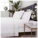 Sarria Ensemble de literie en percale, 200 cm, blanc, 3 pièces