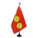 AZ FLAG Tafelvlag Vrijstad Christiania 21x14 cm Polyester 100D Plastic Voet