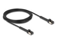 Delock 80936 Netwerkkabel Zwart 3 m Cat6a U/FTP