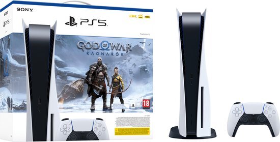 Sony PlayStation 5 Console + God of War: Ragnarök (PS5) Voucher