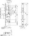 Wilka Smalslot RVS 1472-25 PC 72 mm LS / RS