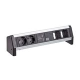 Bachmann Bureau 2xCEE7/3 1xUSB Oplader en 2 x Custom module