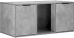 vidaXL Chat Meuble Griffoir Gris Béton 100 x 49 x 45 cm Bois traité