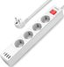 SURIGHT 4-Way Power Strip with USB-C - White