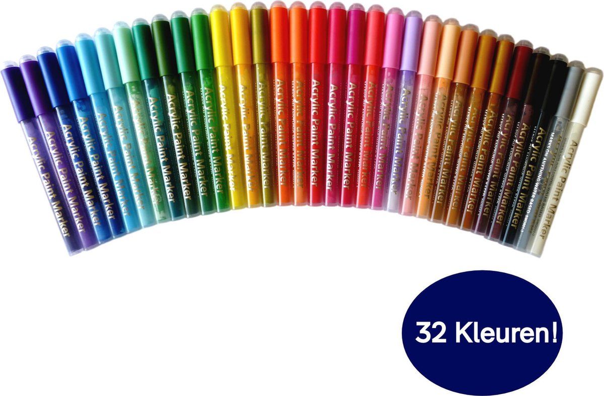 Premium Creatives Acryl Stiften XL Tekenset - 8719326941059