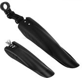 OEM BZMD UG Fiets spatborden - spatbordset - voor en achterspatborden voor kinderfietsen - verstelbare fiets spatborden - voor 22-26 inch kinderfietsen - Zwart