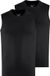FALKE Daily Comfort Multipack Muscle Shirt ademend katoen top van onderlaag heren zwart - maat L