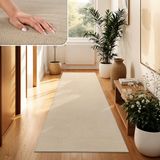 Paco Home Moderne woonkamer tapijt kortpolig wasbaar zacht uni effect bont antislip 60x100 cm