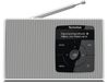 TechniSat DIGITRADIO 2 Draagbare DAB+/FM-radio met batterij, wit/wit | Met Bluetooth audio streaming, alarmfunctie, OLED-display, hoofdtelefoonaansluiting, luidspreker 1 W RMS