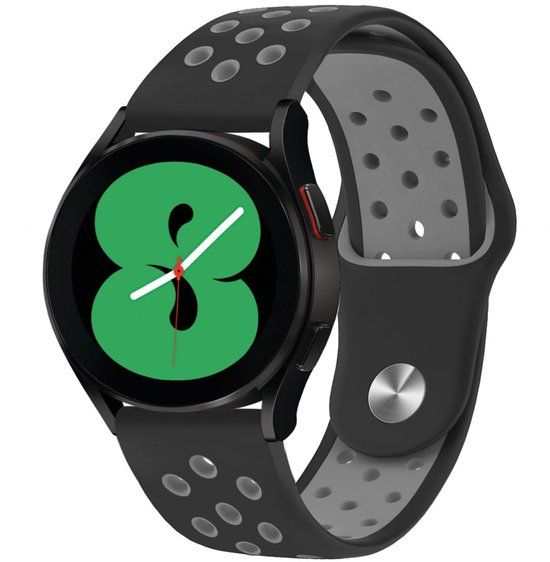imoshion Siliconen sportbandje voor de Samsung Galaxy Watch 7 (40/44mm) - Black / Grey