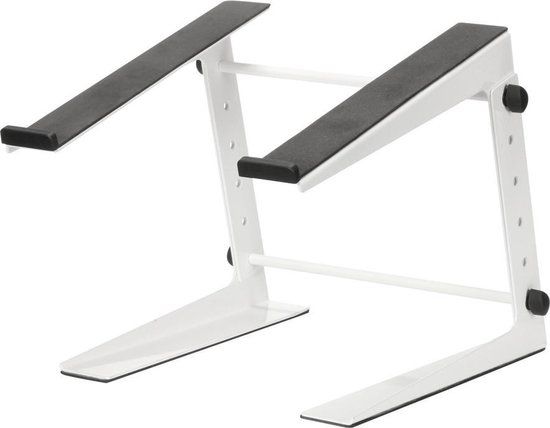 Adam Hall SLT001EW Laptopstandaard Wit