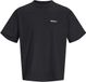 JACK&JONES JORFREDERIKSBERG BACK TEE SS CN Heren T-shirt Zwart Katoen Maat L