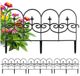 Vilde | Lot de 4 Bordures de Jardin 238 cm - Noir