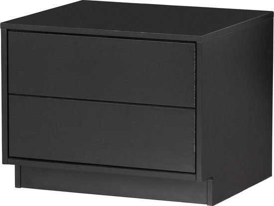 WOOOD Finca TV Meubel - Grenen - Zwart - 50x40x40 cm - Industrieel