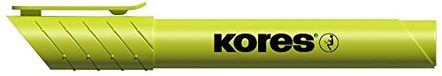 Kores TM36001 markeerstiften, extra dik, geel