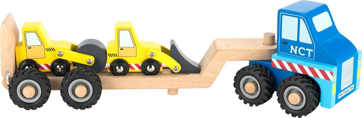 New Classic Toys Houten Vrachtwagen voor Bouwtransport