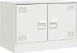 vidaXL Tv-meubel 67x39x44 cm staal wit