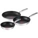 Tefal Duetto+ G732S334 Set de casseroles - 3 pièces - Noir/Inox