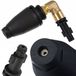 Rosfix Buse de remplacement 90° - Turbo rotatif 360° - 150 bar, 8 L/min, 10 cm - Convient pour Bosch
