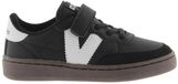 Victoria Kindersneakers met klittenband Zwart Synthetisch Rubber Unisex Lage sneakers
