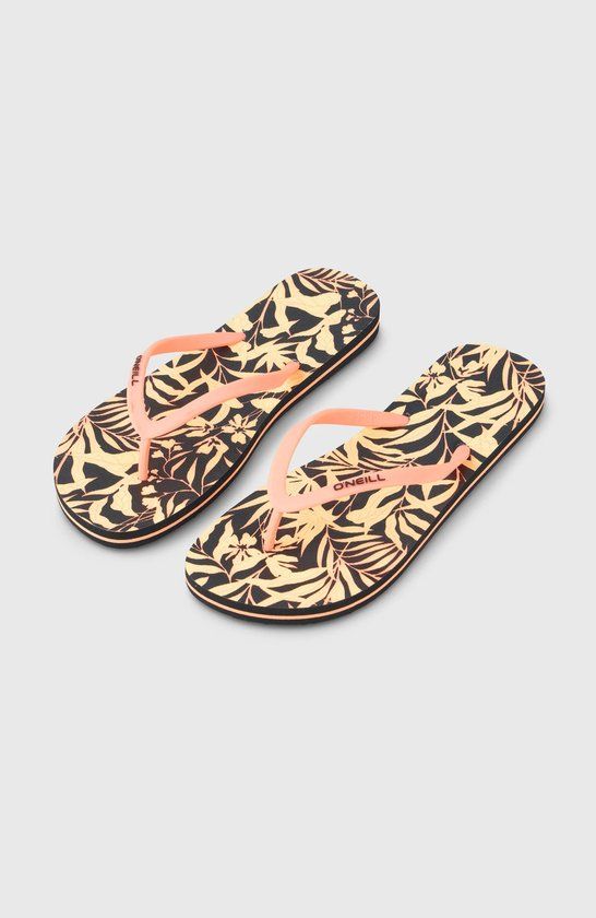 O'Neill teenslipper Dames model profile graphic sandal - Brazillian Sun Oranje/Zwart - Maat 36