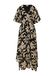 s.Oliver Getailleerde chiffonjurk met all-over motief
