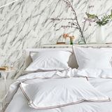 DESIGNERS GUILD Astor Dekbedovertrek Katoen Perkal Kastanjebruin/Oker 260 x 240 cm
