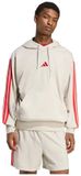 Adidas Essentials 3 Stripes French Terry Hoodie Beige XL