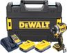 DeWalt DCF 860 H2T accu-slagmoersleutel 18 V 282 Nm 1/4" borstelloos + 2x Powerstack accu 5,0 Ah + oplader + TSTAK