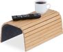 Merkloos Relaxdays Armleuning dienblad - Bamboe - 42 x 34 cm
