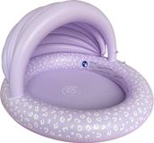 Swim Essentials 100cm Lila Luipaard Kinder Zwembad met luifel