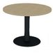 Quadrifoglio table de réunion avec plateau rond diamètre 100 cm