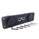 Offgridtec 90A Dual SB50 Anderson Flush-Mount-frame + 2 USB-oplaadpoorten + 12V sigarettenaanstekerstopcontact, IP65 waterbestendig, hoogwaardig kunststof, 12V-24V DC Anderson-montage voor