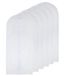 HomeClean Kledingzak Transparant 60cm x 140cm Lange kledingzakken met motbescherming Wit Ademend Volledige ritssluiting Stofhoes voor kledingopslag Garderobe Pak van 6