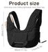 Sac à dos d'extérieur pour animaux de compagnie - Noir
