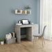 Prolenta Maison Exclusive - Bureau in betonkleur, 100x50x76 cm, gemaakt van houtvezelplaat