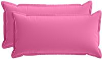 vidaXL Kussensloop 2 stuks Roze 40 x 80 cm Polyester