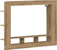 vidaXL TV-meubel eiken, ambachtelijk, 152 x 22 x 113 cm, bewerkt hout