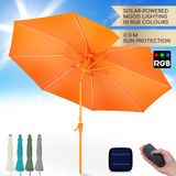 Blumfeldt Oranje Stokparasol Rond Polyester Aluminium 300 cm