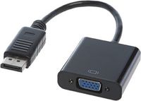 APM 590473 video kabel adapter 0,15 m DisplayPort VGA (D-Sub) Zwart