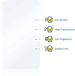 BROTECT Screenprotector voor Volkswagen Golf 7 Discover Media 6.5" 2015 (2. Gen.) - Folie Beschermfolie transparant 2 Stuks