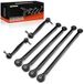 Frankberg 4 x draagarmen + 2 x koppelstang achter links, rechts, onder, compatibel met 147 937 1.6L-3.2L 2001-2010 156 932 1.6L-3.2L 1997-2005 GT 937 1.8L 2.0L 2003-2010 Vervanging# 46802682