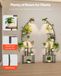 Support de plantes d'intérieur avec lampes de croissance, 166,5 cm de haut, étagère à plantes à 7 niveaux avec éclairage