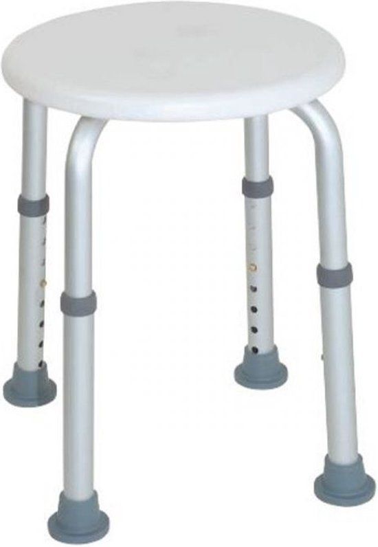Aidapt - Douche kruk - Wit - max 120 kg